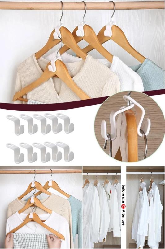 10 Adet Çok Amaçlı Askı Çoklayıcı Kancalar Kanca Askı 10’lu