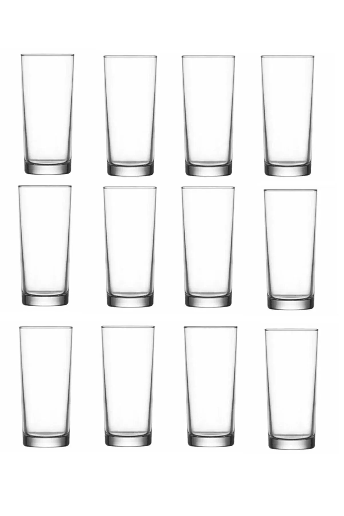 12 Adet Rakı ve Limonata Bardağı