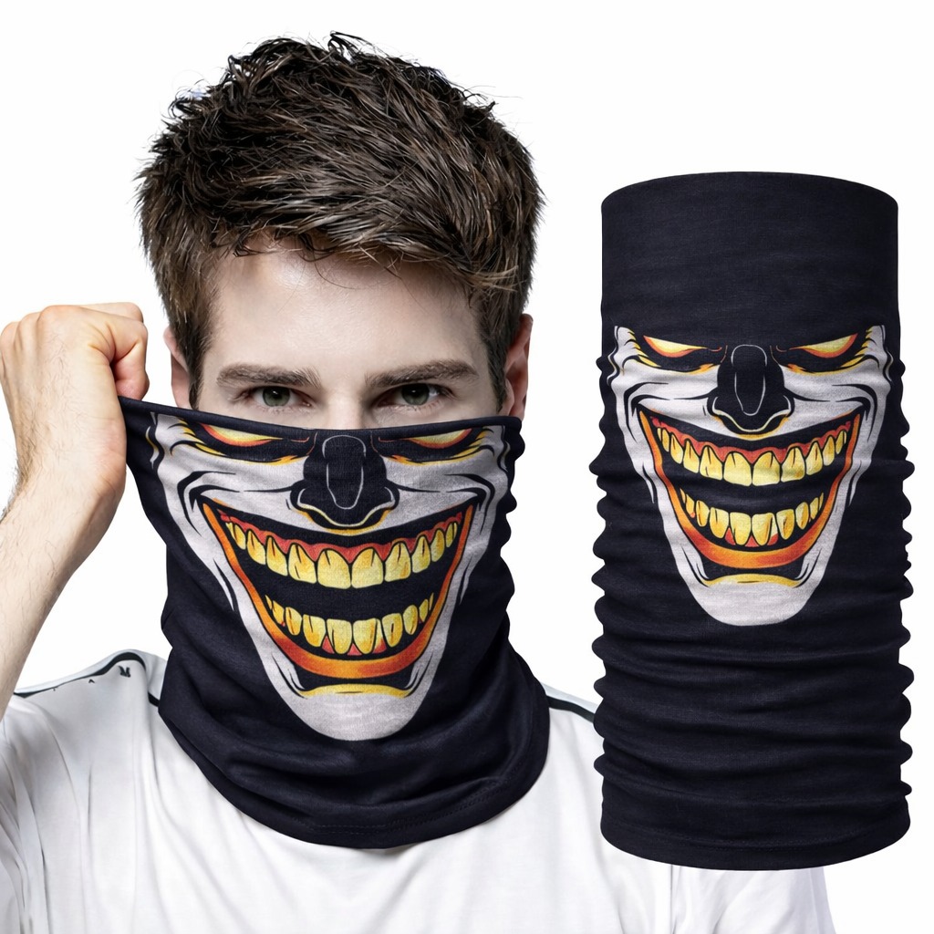 Joker Gülüşlü Çok Amaçlı Buff – Yüz, Boyun Maskesi ve Bandana No 3