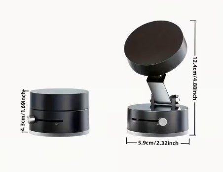 Mıknatıslı Katlanabilir Telefon Tutucu Torpido ve Cam Uyumlu