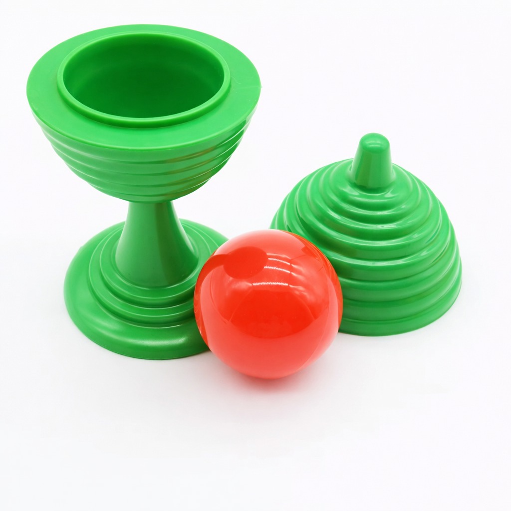 Yeşil Renk Sihirli Kupa Top Kaybetme Oyunu - 7 cm