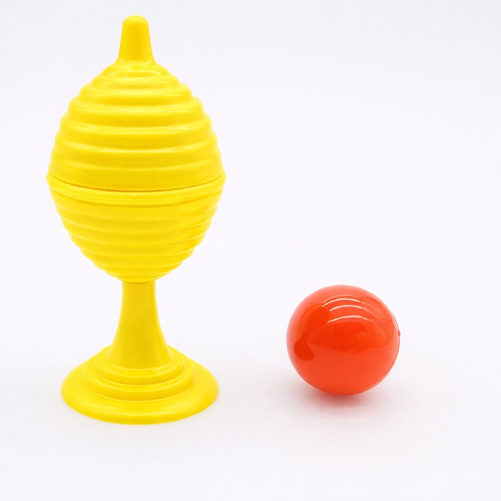 Sarı Renk Sihirli Kupa Top Kaybetme Oyunu - 7 cm