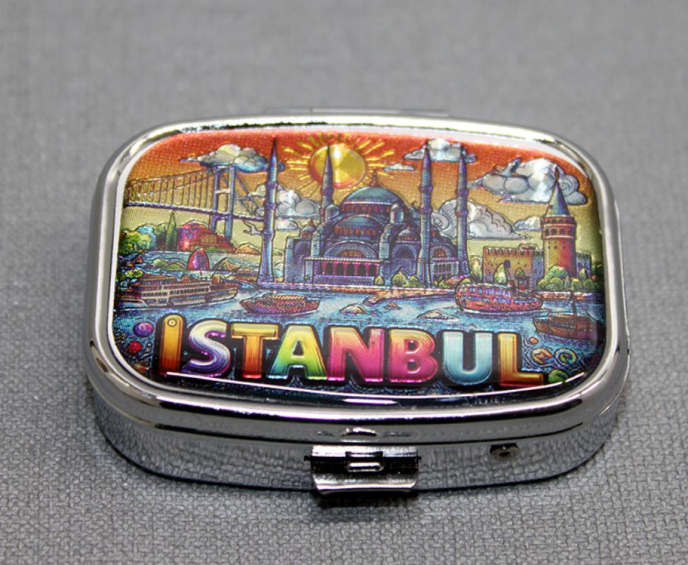 İstanbul Temalı İlaç Kutusu - Model 12