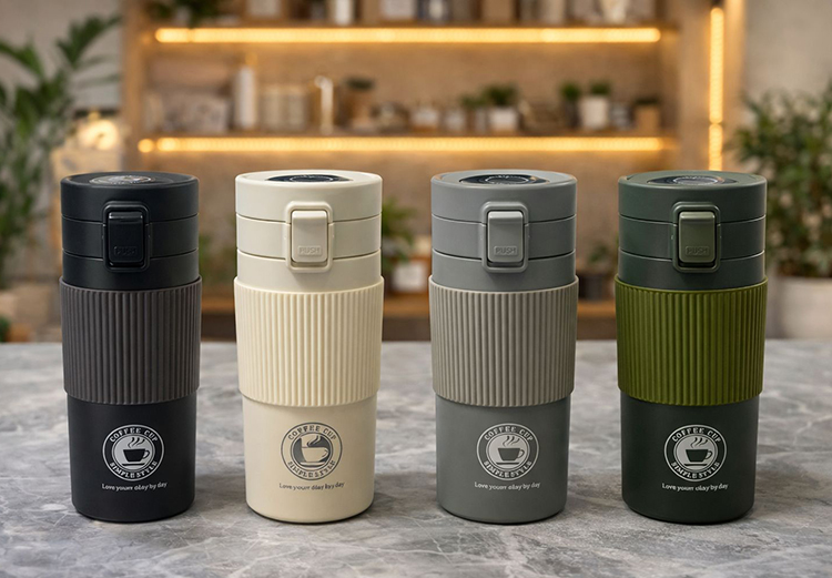 350 ml Paslanmaz Çelik Dereceli Termos Mug Bardak