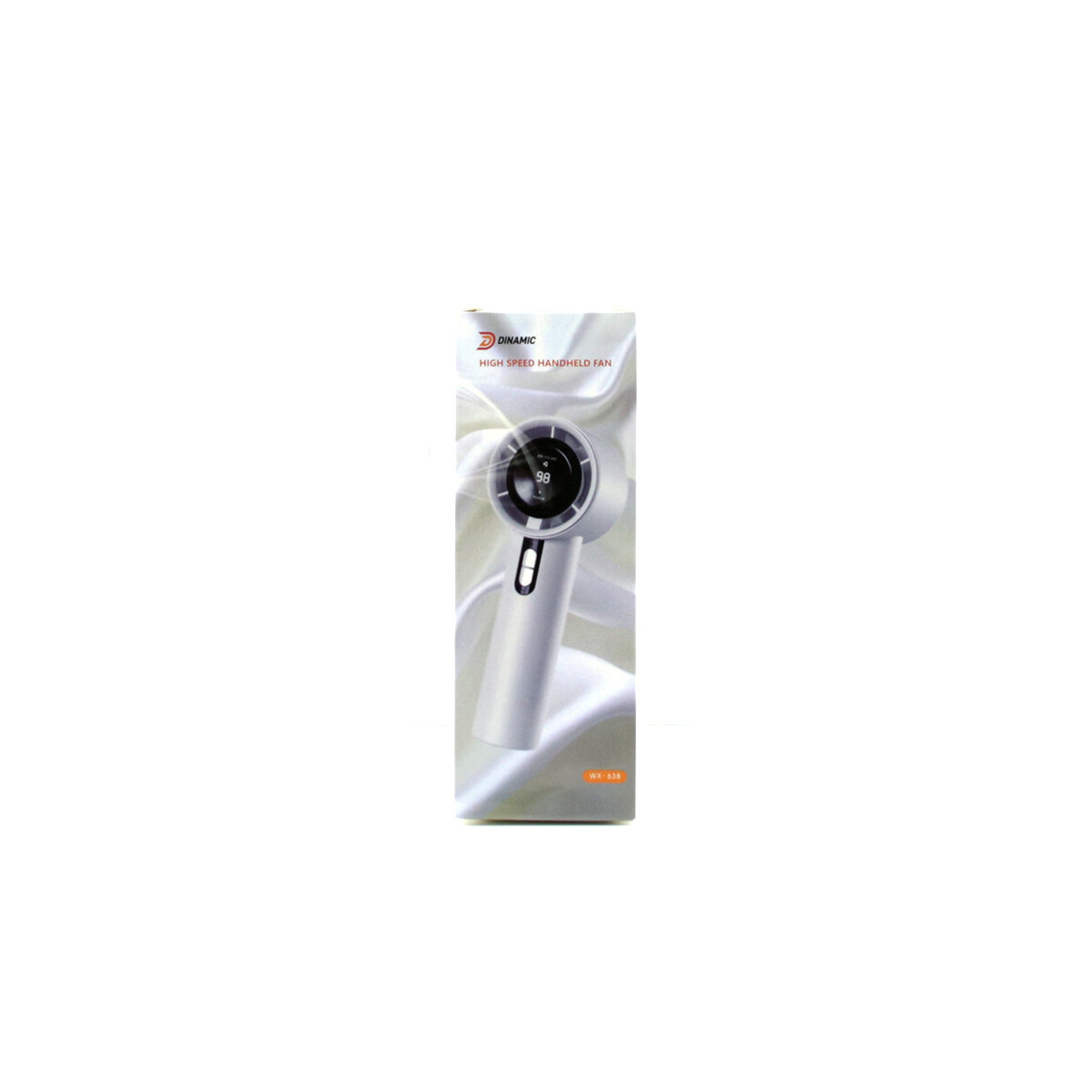 Mini El Fanı - Ayarlanabilir Hız - Dijital Gösterge - 5W - Karışık Renk