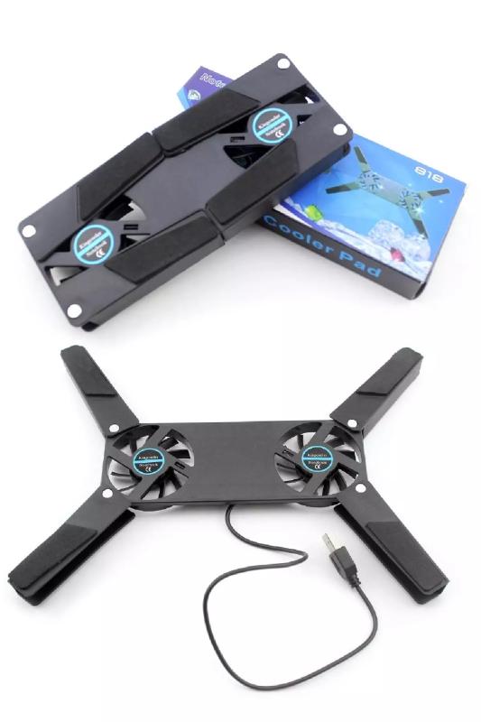 2 Fanlı Katlanabilir Dizüstü Bilgisayar Soğutucusu Laptop Soğutucu Fan