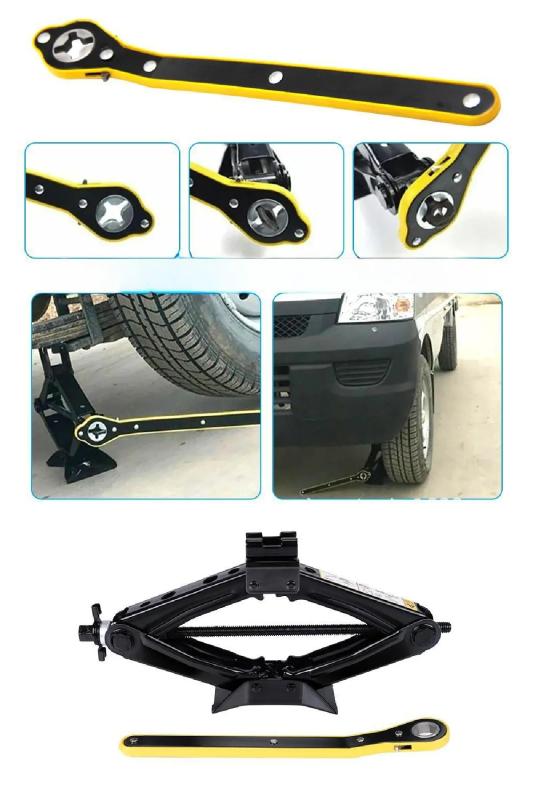 2 Ton Cırcır Kollu Araba Krikosu Paslanmaz Gövdeli Araç Krikosu