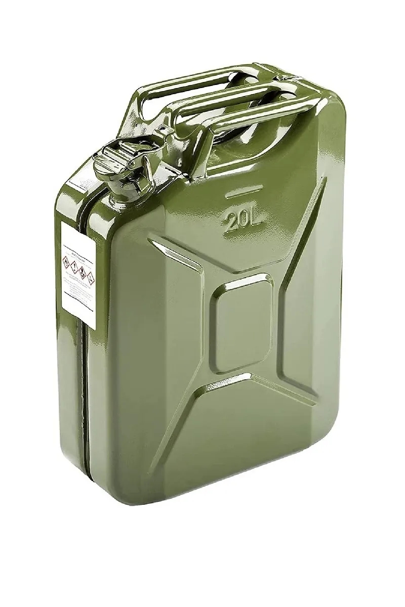 20 Litre Metal Benzin Bidonu Hortum Dahil