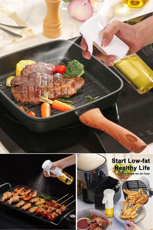 Airfryer İçin Cam Şişe Yağdanlık Airfryer Aksesuar Cam Yağlık Püskürtmeli Fısfıs Yağlık