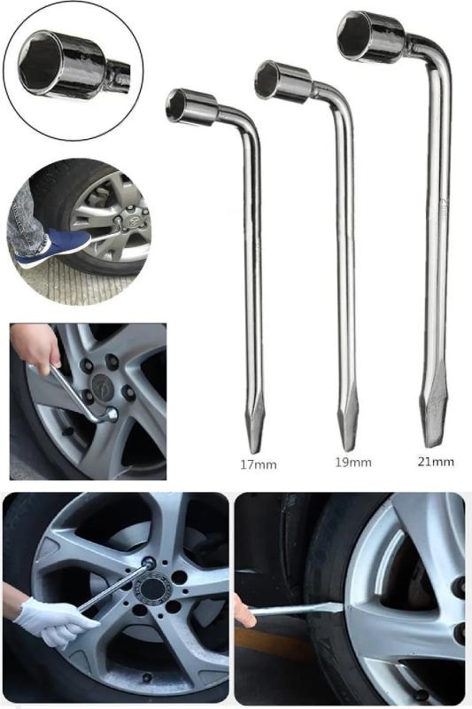 21 mm L Tipi Bijon Altıgen Bijon Anahtarı L Bijon Düz Tornavida Uçlu