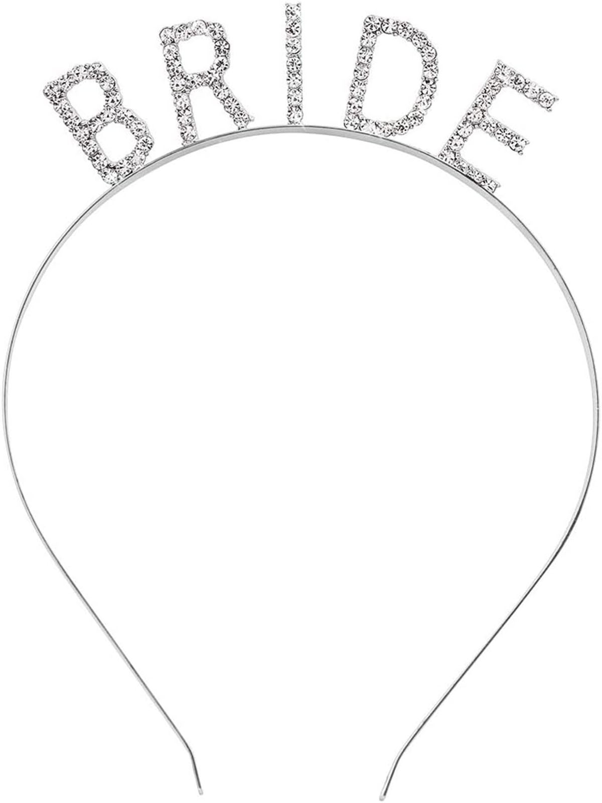 Bekarlığa Veda Bride Tacı Gümüş Renk