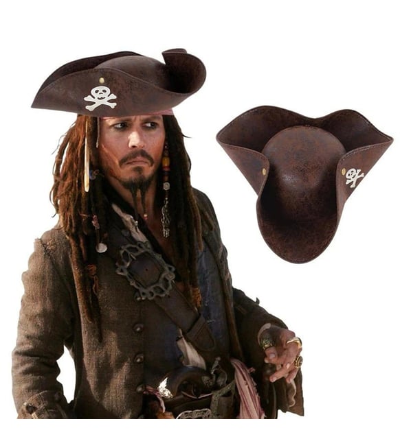 Vinleks Kaptan Jack Korsan Şapkası