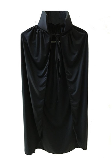 Siyah Yakalı Dracula Pelerini