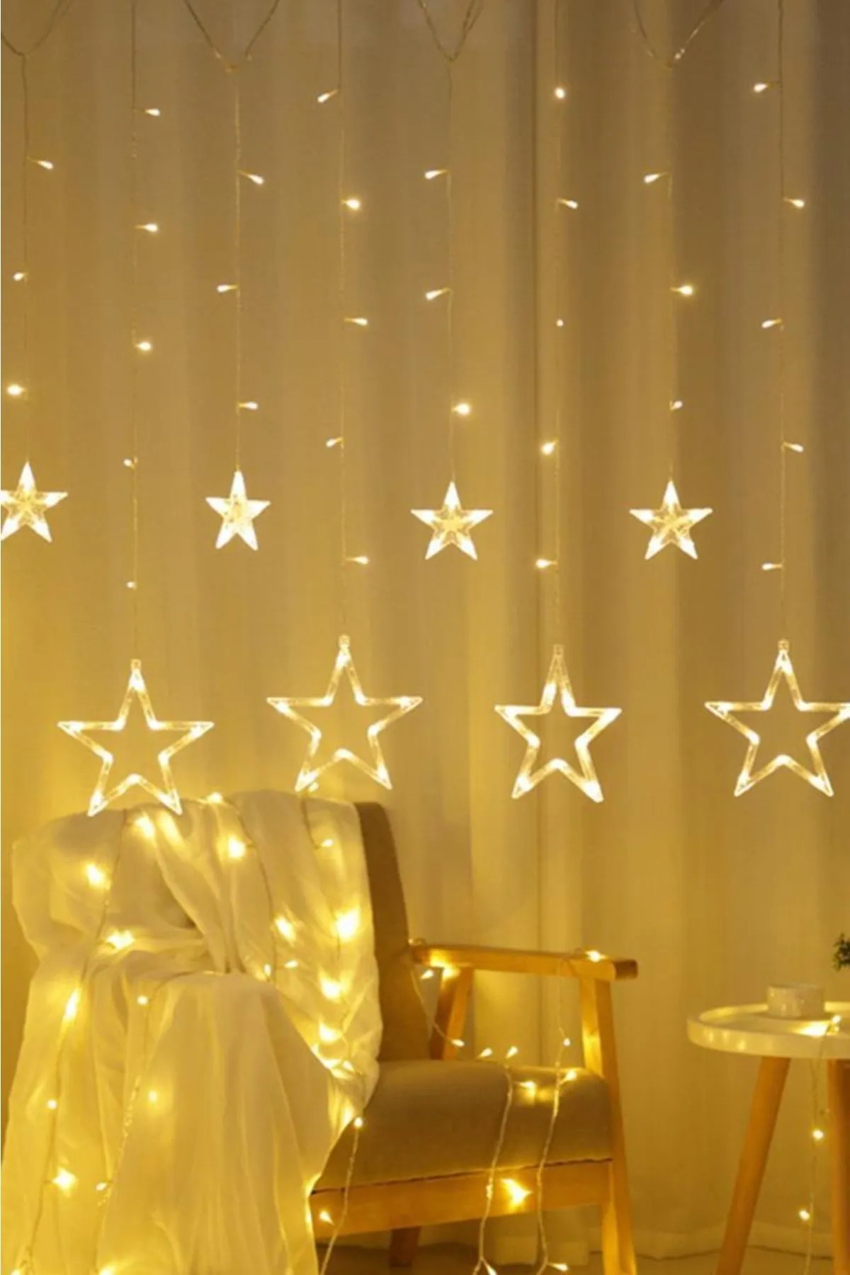 3 Metre Yıldız Şekilli LED Işık