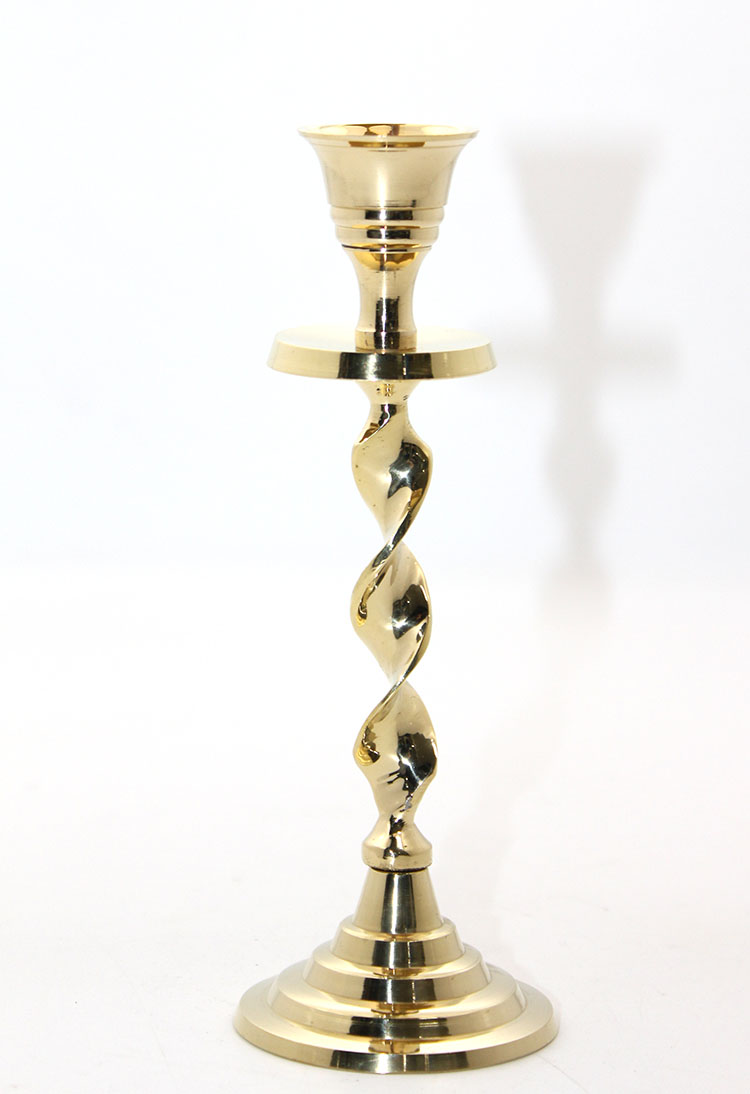 Tekli Pirinç Şamdan Model 2