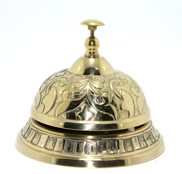 Pirinç Resepsiyon Çanı Model 1