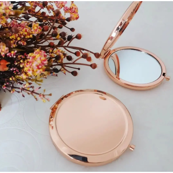 Promosyon Cep Aynası (Rose Renk)