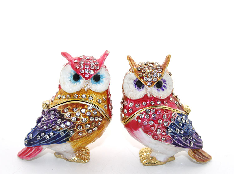 Swarovski Taşlı 2’li Baykuş Seti