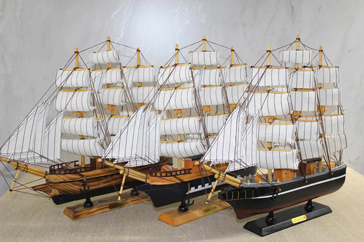 Ahşap Yelken Gemi Model 2