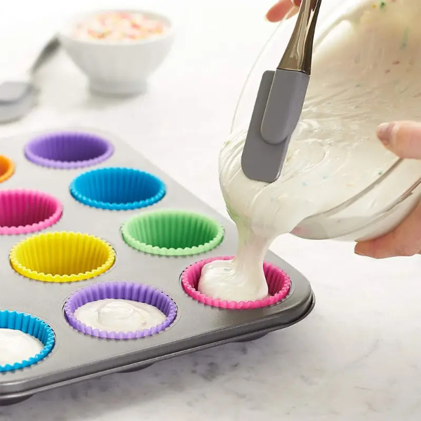 12’li Silikon Muffin Kalıbı