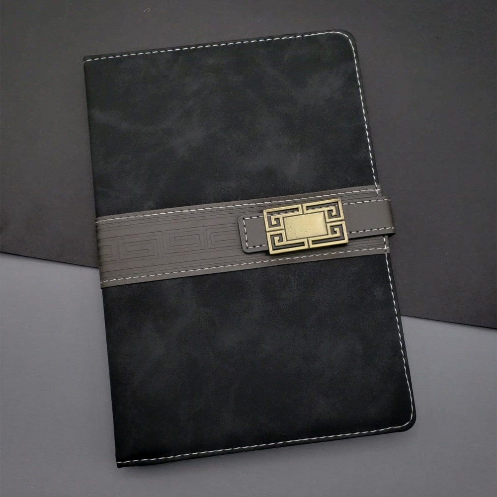 Tarihsiz Ajanda Defter Siyah Renk