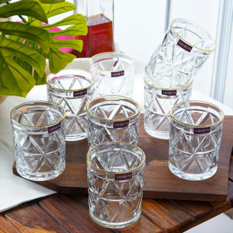6’lı Kristal Meşrubat Bardağı 300 ml
