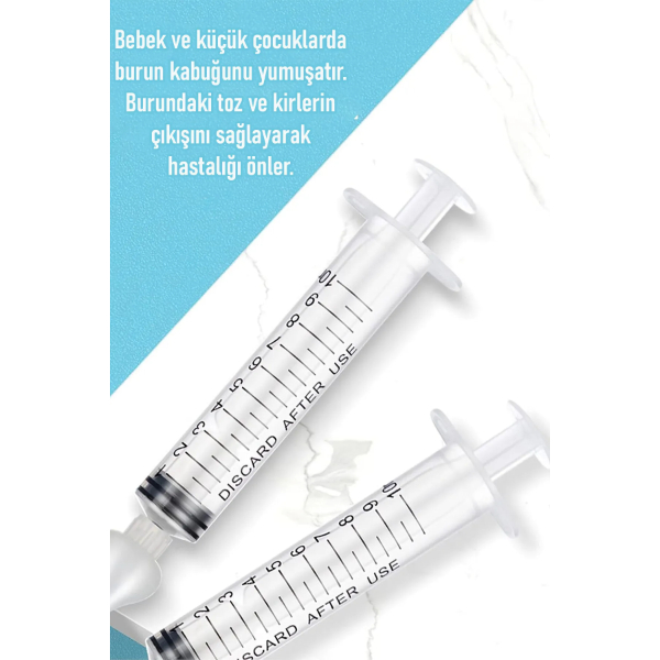 2’li Bebek Burun Temizleme Şırıngası