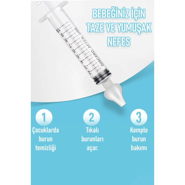 2’li Bebek Burun Temizleme Şırıngası