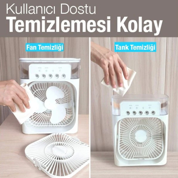 Su Hazneli Masa Vantilatörü