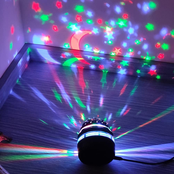 Mini Yıldızlı Projektör Gece Lambası