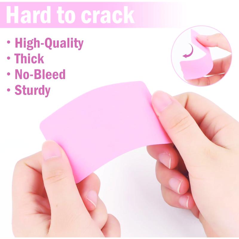 Boş Kelime Kartları 5x8 cm - 50 Adet Oval Kenarlı | Tabu & Not Kartları - Mavi