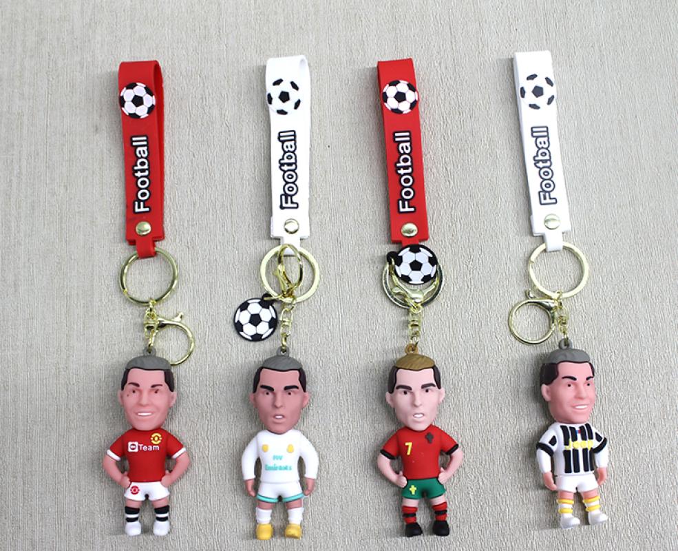 Ronaldo Silikon Anahtarlık