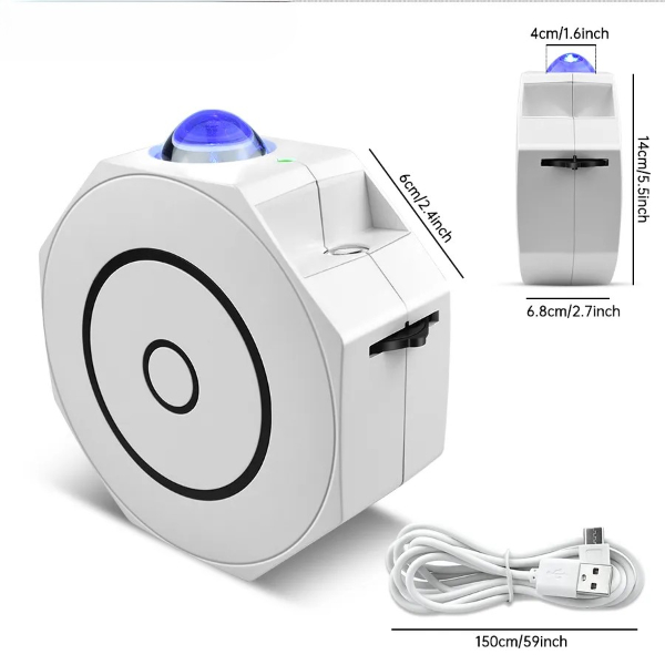 Bluetooth Özellikli Anason Projektör Gece Lambası