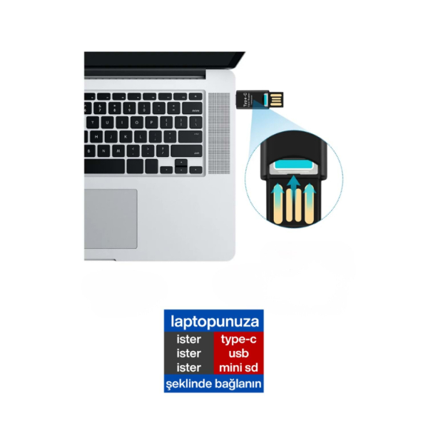 USB To Type-C Kart Okuyucu