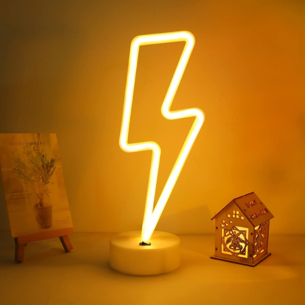 Şimşek Neon LED Lamba