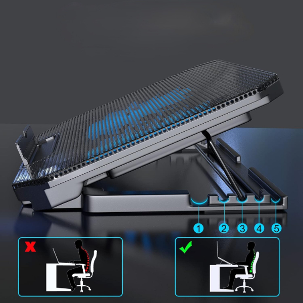 Ayarlanabilir Yükseklik Kademeli Laptop Soğutucu Fan Laptop Standı Laptop Masası