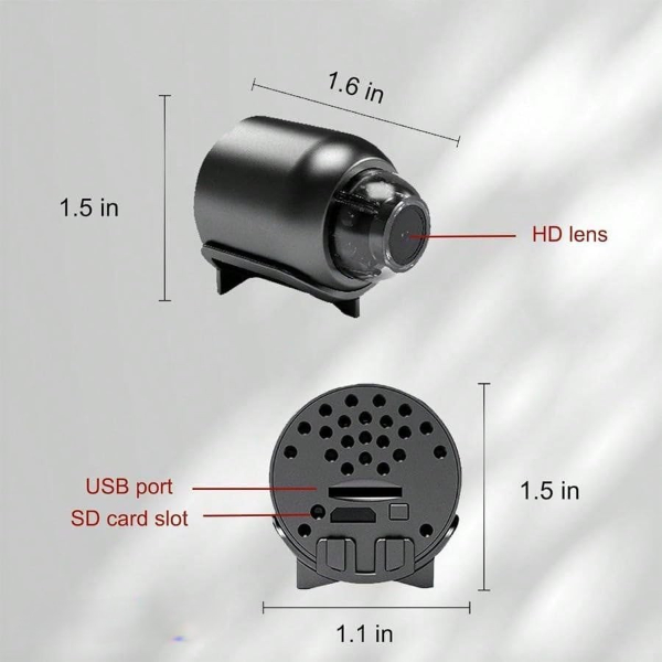 Ultra Mini Gözetleme Wi-Fi Kamera