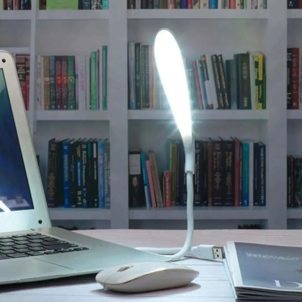 Kompakt USB Beyaz 14 Ledli 3 Kademeli Dokunmatik Okuma Lambası