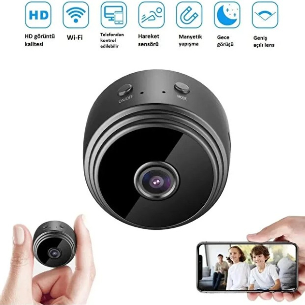 Mini HD Wi-Fi Güvenlik Kamerası