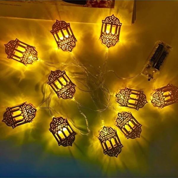 Ramazan Kandili Model Dekoratif LED Işık 2 Metre