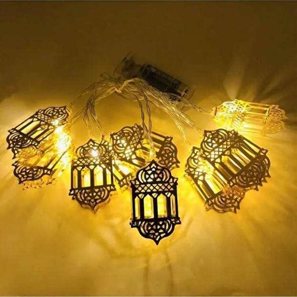 Ramazan Kandili Model Dekoratif LED Işık 2 Metre