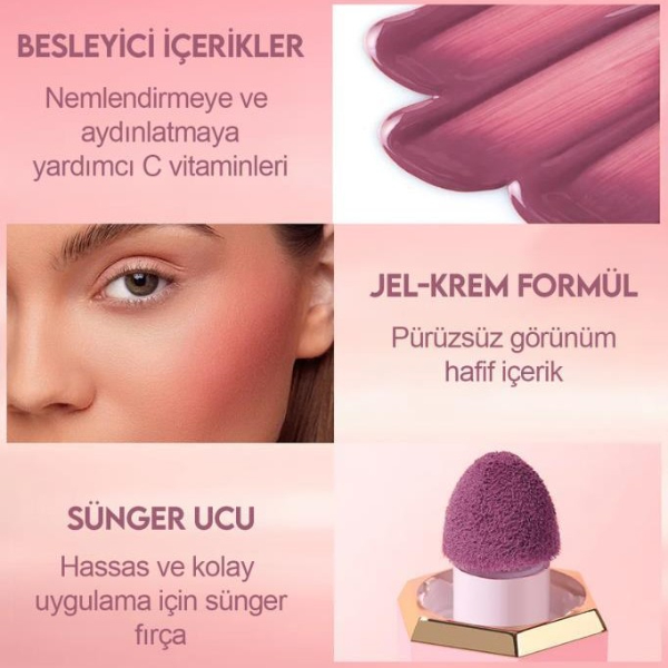 3’lü Sıvı Krem Allık Seti - Lip and Cheek