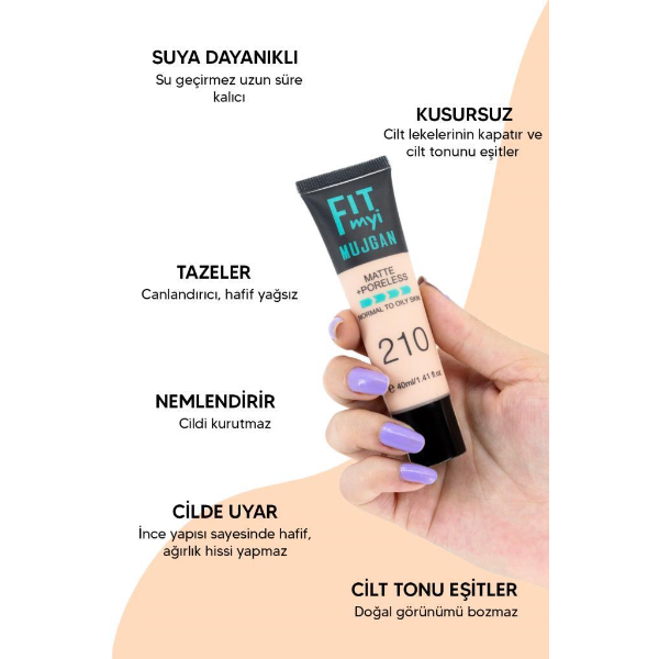 3’lü Fit Myi Tüp Fondöten Seti