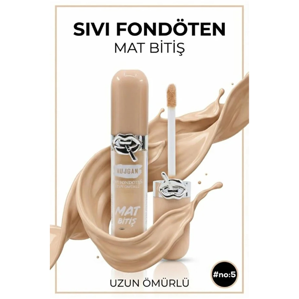 6’lı Mat Bitişli Fondöten Seti