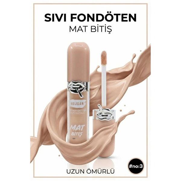 6’lı Mat Bitişli Fondöten Seti