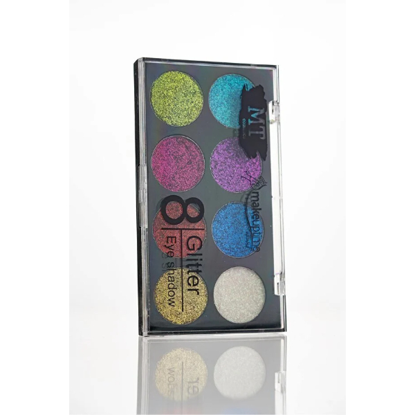 8 Renk Glitter Far Paleti - 2’li Set