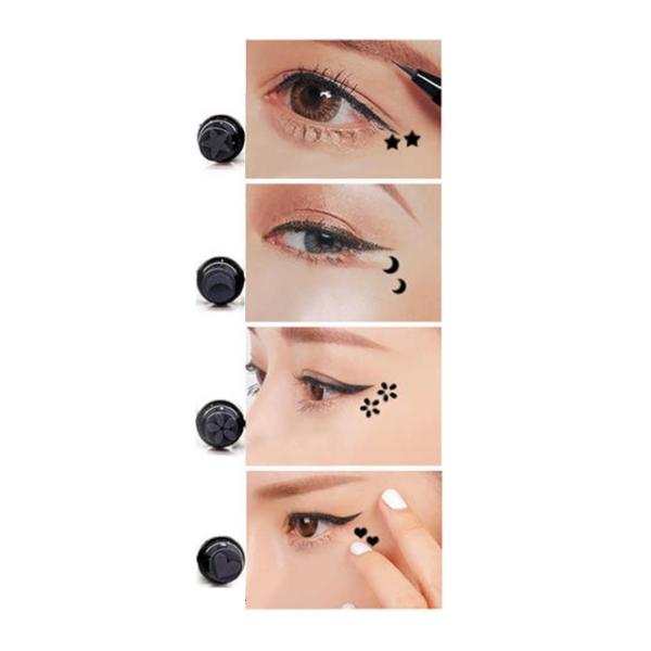 4’lü Desenli Çift Taraflı Eyeliner Seti