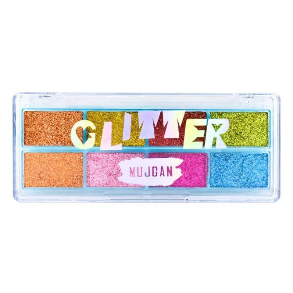 8 Renk Yaz Glitter Far Paleti - 2’li Set