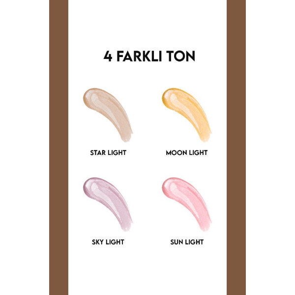 4’lü Likit Highlighter Aydınlatıcı Seti