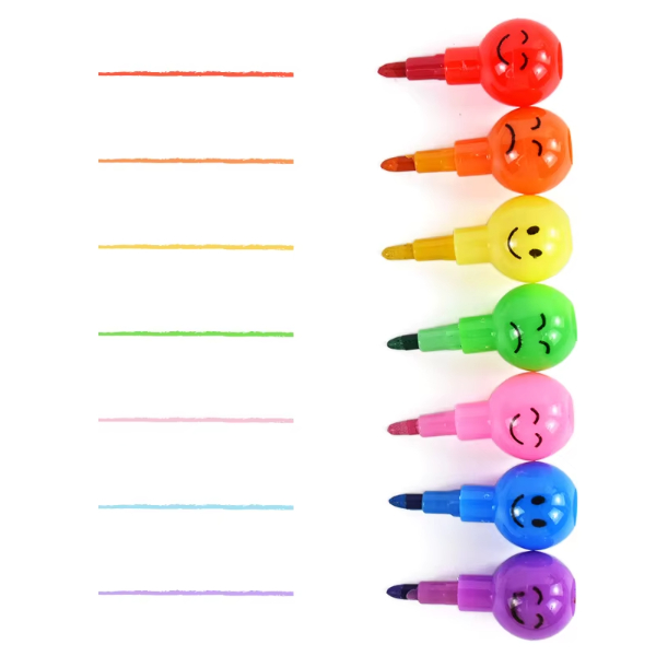 4’lü Emojili Yumurtlayan Boya Kalemi Seti